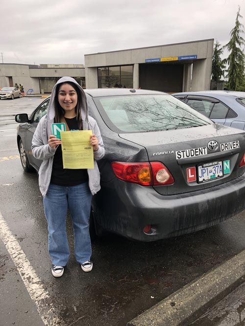 Surrey student driving school